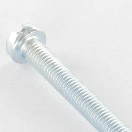 1 x Metalliruuvit Lieriöpää Halkaistu M4X70 Sinkitty teräs