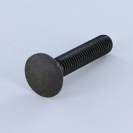 1 x Metalliruuvit uppokantainen Ei halkaistu M5X27 Musta sinkitty teräs Pään halkaisija: 11
