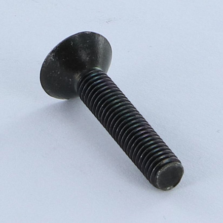 1 x Metalliruuvit uppokantainen Ei halkaistu M5X27 Musta sinkitty teräs Pään halkaisija: 11