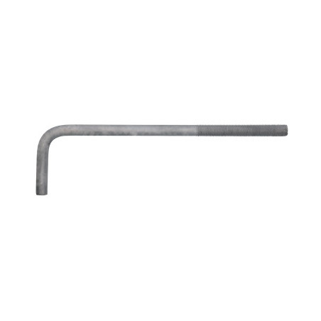 1 x Sarana Metallit pitkä pituus M16X450 Kierteytetty kohteessa 150 varmgalvanisert stål"