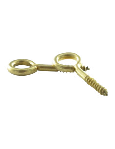 Silmukkapultti Puu Messinki 3X16