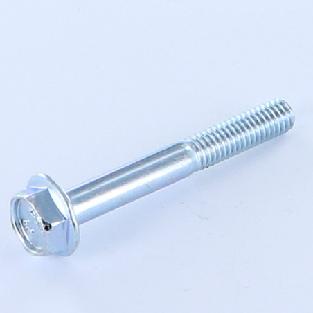 1 x Metalliruuvit Kuusiopää TH M6X45 Osittain kierteytetty Uritettu laippakanta Luokka 8.8 Sinkitty teräs