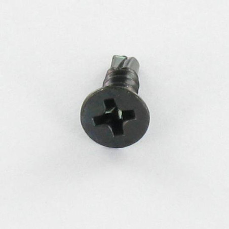1 x Itseporautuva ruuvi uppokantainen Phillips 3,5X19 Levykierre Musta sinkitty teräs