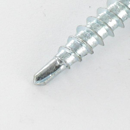 1 x Itseporautuva ruuvi Kuusiopää TH 4,8x35 Tiivistealuslevy EPDM-neopreenitiivisteellä Sinkitty teräs RAL 9005