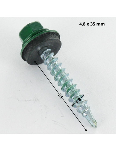1 x Itseporautuva ruuvi Kuusiopää TH 4,8x35...