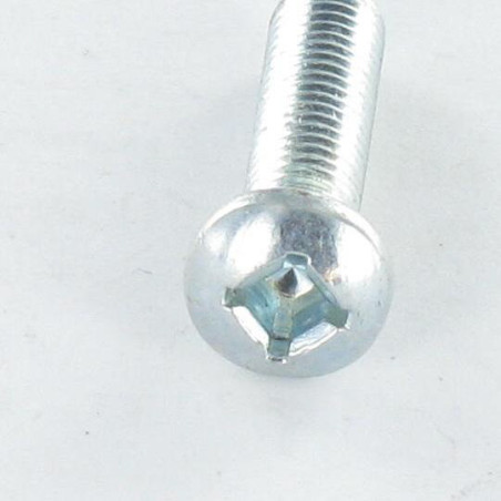1 x Metalliruuvit Lieriöpää M5X12 Neliö Phillips QP2 Sinkitty teräs