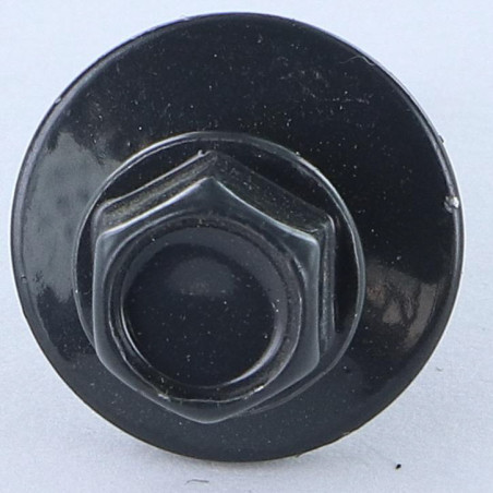1 x Itseporautuva ruuvi Kuusiopää TH 5,5x25 Tiivistealuslevy EPDM-neopreenitiivisteellä Sinkitty teräs RAL 7016