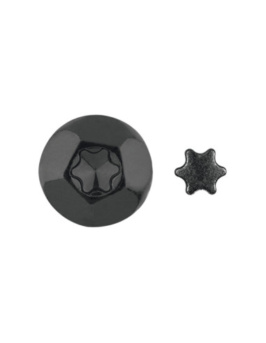 1 x ELEMENTTI TUKEUTUMISENSUOJA TORX T40 Musta...