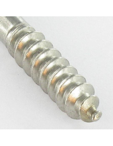 1 x Silmukkapultti Puu 6x80 Kierteytetty...