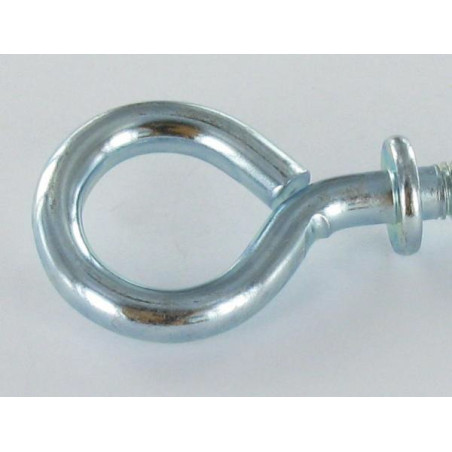 1 x Silmukkapultti Metallit laipan kanssa 5x50 Sinkitty teräs