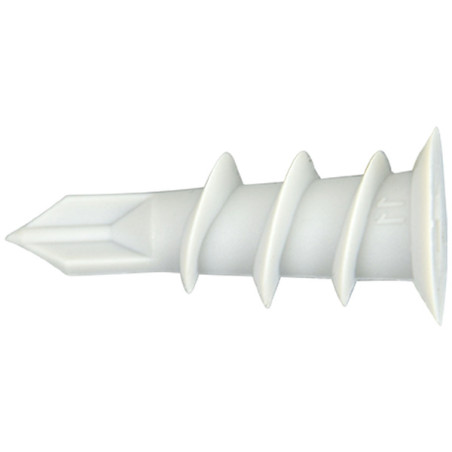 1 x Kiinnitystulppa Nailon Itseporaava kone LEVY KIPSI 13X32