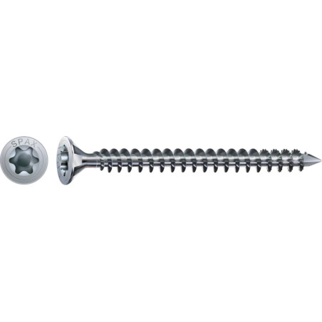 1 x Spax Puuruuvi uppokantainen TORX T40 8x240 Kokonaan kierteytetty WIROX