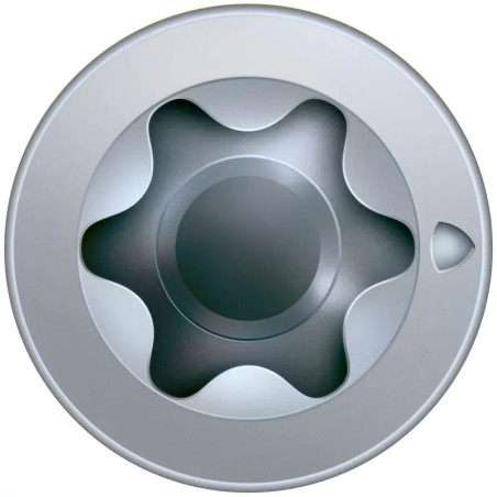 1 x Spax Ruuvi Kohteelle ALUSTA PVC 7,5 x 210 TORX T30 WIROX