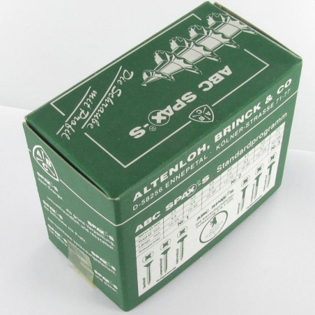 1 x Ruuvi Spax uppokantainen Pozi PZ10 3,5 x 17 Pään halkaisija: 7 Kokonaan kierteytetty WIROX