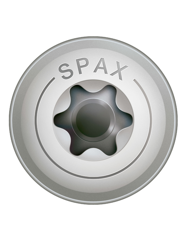 1 x Spax "Ruuvi rakennuspuutavaraan Ruostumaton...