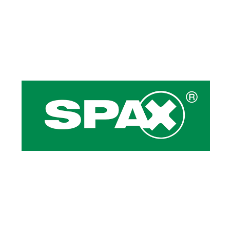 1 x Spax "Ruuvi rakennuspuutavaraan Ruostumaton teräs A2 8x80 Kokonaan kierteytetty TORX T40