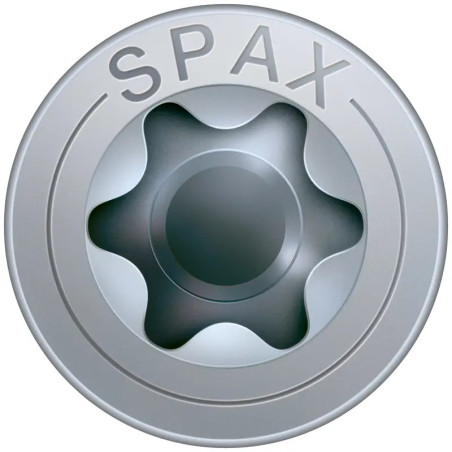 1 x Spax Puuruuvi uppokantainen TORX T20 4,5x40 Kokonaan kierteytetty WIROX