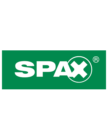 1 x Spax "Ruuvi rakennuspuutavaraan Ruostumaton...