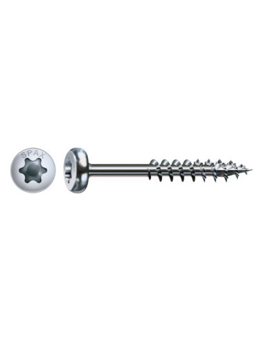 1 x Spax Puuruuvi Pyöreä pää T-STAR+ TORX T30...