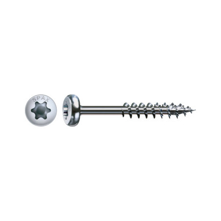 1 x Spax Puuruuvi Pyöreä pää T-STAR+ TORX T30 WIROX 6x70