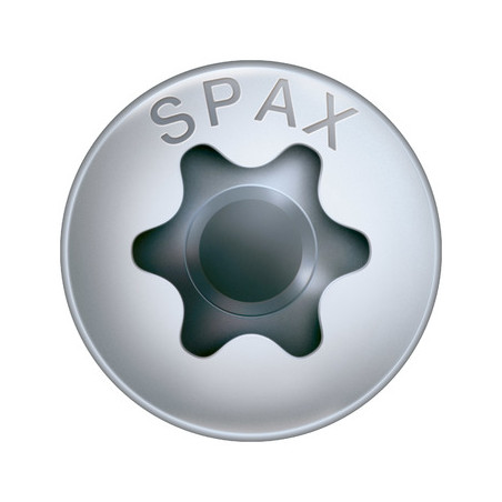 1 x Spax Puuruuvi Pyöreä pää T-STAR+ TORX T30 WIROX 6x70