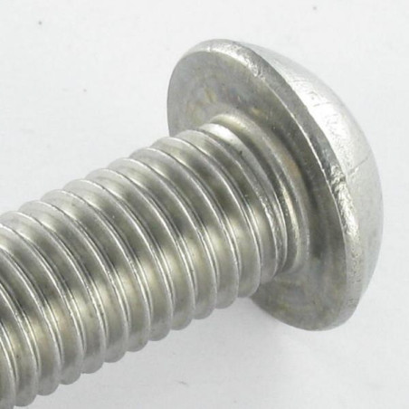1 x Metalliruuvit Ruostumaton teräs A2 BHC (Bombée Hexagonal creux / kupukantainen kuusiopää) M3X12 Kokonaan