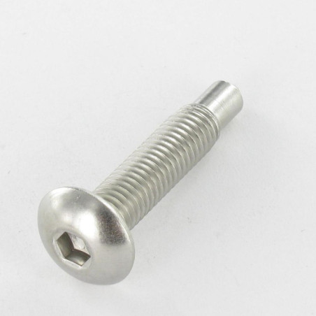 1 x Metalliruuvit "Kupolipultti Kuusikulmainen ontto Ruostumaton teräs A2 M8X40 Pää 6X9 Avain 5 HC5