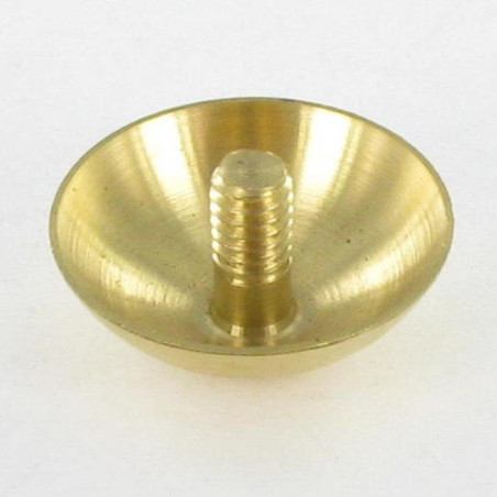 1 x Pään suojus PYÖRISTÄÄ. Messinki Halkaisija 15 anko M3X5.4