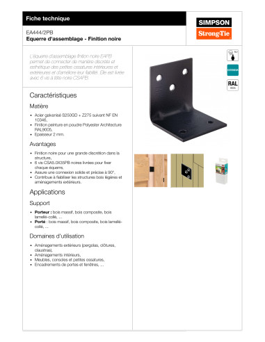 1 x Kulmalevyt SIMPSON Strong Tie 40x40x40...