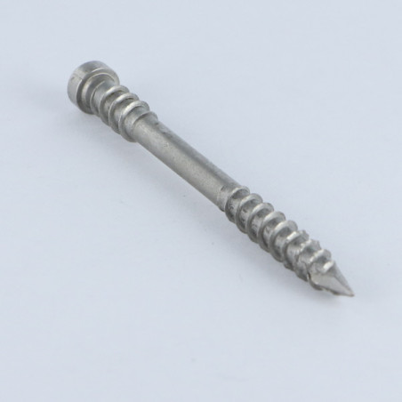 1 x Spax Terassiruuvi Lieriöpää TORX T25 5x60 Ruostumaton teräs A2