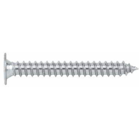 1 x Levyruuvi Kaksoiskierre Litteä pää TORX T20 4,8x45 Sinkitty teräs RAL 7011 raudanharmaa
