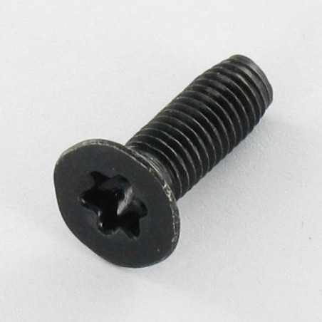 1 x Itsekierteittävä ruuvi uppokantainen M5X16 TORX T25 Musta sinkitty teräs
