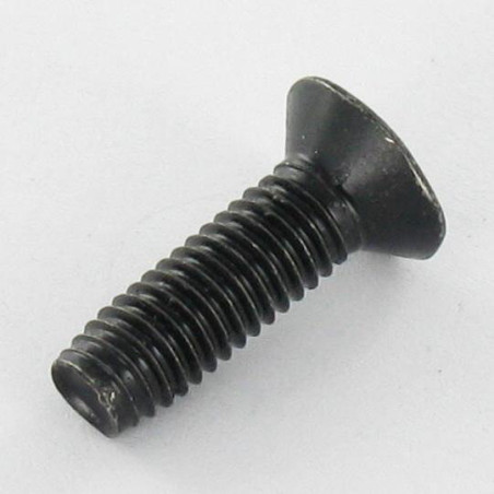 1 x Itsekierteittävä ruuvi uppokantainen M5X16 TORX T25 Musta sinkitty teräs