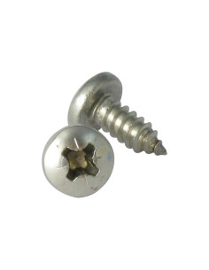 Levyruuvi Ruostumaton teräs A2 leveä kupukantainen Pozi...