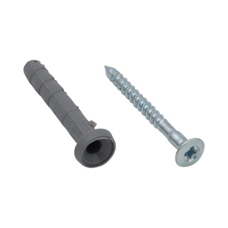 1 x Kiinnitystulppa Naula RAWLPLUG Litteä pää 8x60 Sinkitty teräs