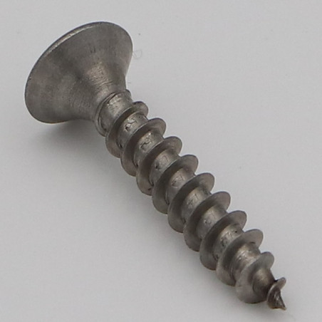 1 x Puuruuvi uppokantainen TORX T25 6X65 Kokonaan kierteytetty Ruostumaton teräs A2