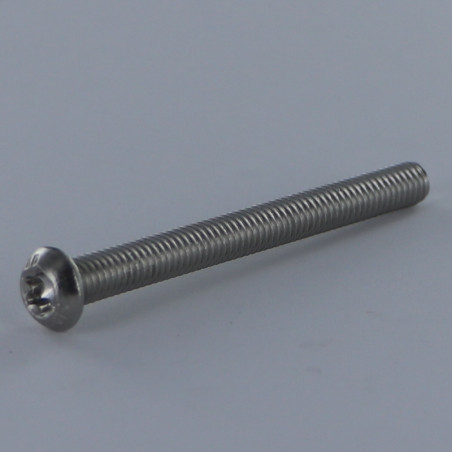 1 x Metalliruuvit Pää Kupumainen TORX T40 M8X8 Kokonaan kierteytetty Ruostumaton teräs A2