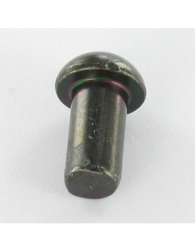 1 x Iskettävä niitti Pyöreä pää 6,5x12 Musta...