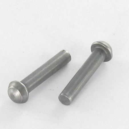 1 x Iskettävä niitti Pyöreä pää 6X14 Raakateräs