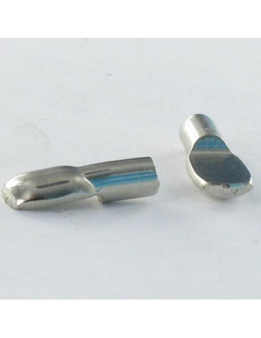 1 x Knaappi Hylly LITTEÄ 5X19.5 Nikkelöity teräs