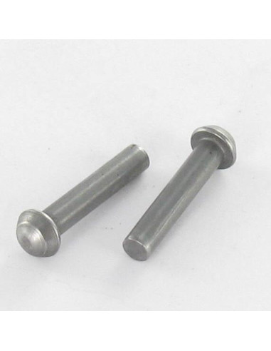 1 x Iskettävä niitti Pyöreä pää 16X160 Raakateräs