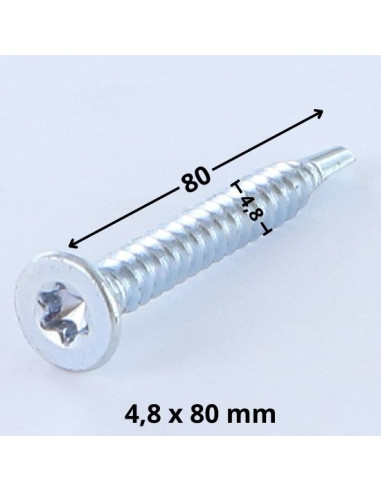 1 x Itseporautuva ruuvi uppokantainen TORX T25...