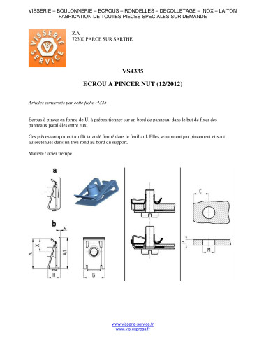 1 x Klipsimutteri M5 NUT8415 Kiristimen paksuus...
