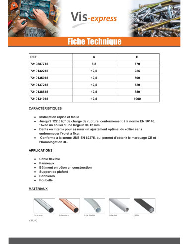 1 x Letkunkiristimet vit nylon Polyamidi 6.6...