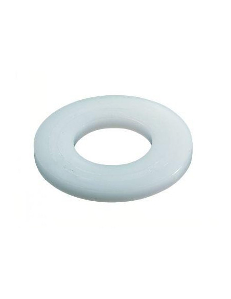1 x Aluslevy Litteä luonnollinen nylon M8X18X1.5 M