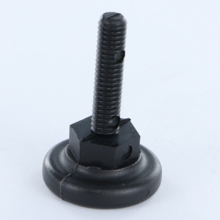 1 x JALKA Sylinteri Säädettävä M8X50 Pään halkaisija: 30 svart nylon