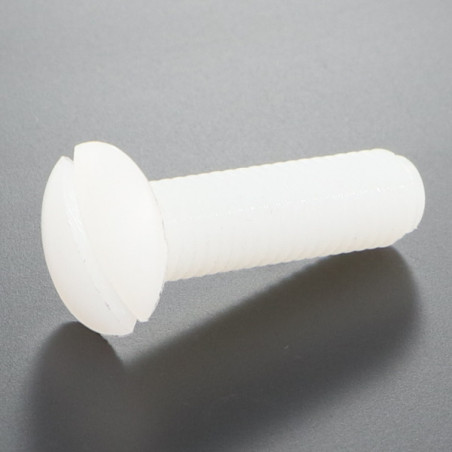 1 x Metalliruuvit Kupumainen uppokanta Halkaistu M5X50 luonnollinen nylon