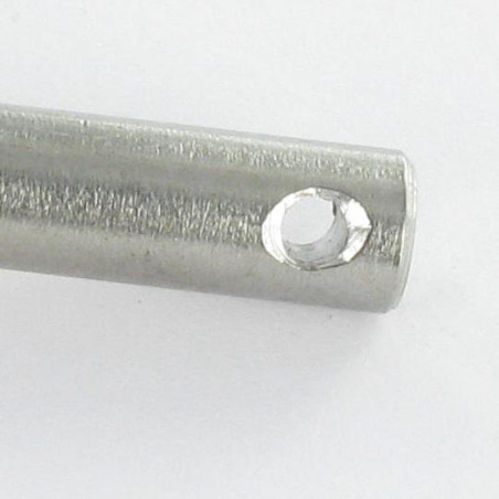 1 x Sokka Litteä pää 12x45 Lävistetty 3 Ruostumaton teräs A4