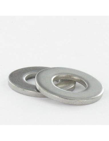 1 x Aluslevy Litteä 10x63x2 Sinkitty teräs