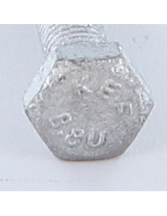 Metalliruuvit Kuusiopää TH M14X40 Luokka 10.9 Raakateräs 2